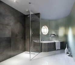 Coram Showers Column Wet Room Shower Screen - 900mm