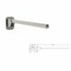 Contour Opulence Single Hinged Arm Support - Stainless Steel
