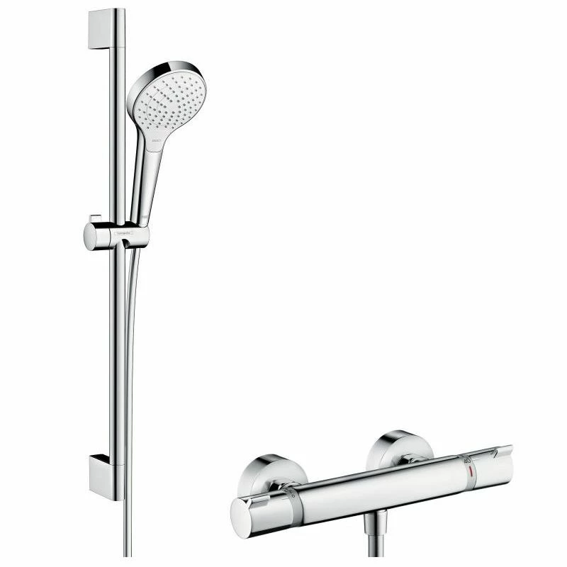 Hansgrohe Ecostat Comfort Combi Shower Set With Croma Select S Vario Hand Shower 1 Hansgrohe Ecostat Comfort Combi Shower Set With Croma Select S Vario Hand Shower