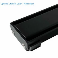 WetBase® Linear Universal Wet Room Walk In Shower Tray With Reversible Cover - 900 X 900 X 30mm 14 WetBase® Linear Universal Wet Room Walk In Shower Tray With Reversible Cover - 900 X 900 X 30mm -Bathroom Sales Shop matt black channel cover