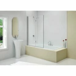 Merlyn 6mm 2 Panel Folding Bath Screen - MB13