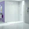 Merlyn Ionic Wet Room Shower Screen Panel With Wall Brackets - 800mm