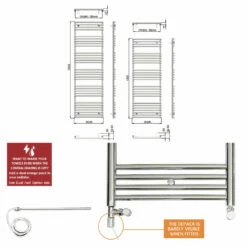Redroom TT Lux Heated Towel Rail Radiator - Gold Look -Bathroom Sales Shop redroom TT lux hammered silver towel rail sizes cfcaeea6 0a3b 46b0 a824 2f59c3b79e1e