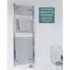Redroom Elan Thermostatic Electric Heated Radiator - Chrome