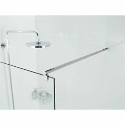 Roman Haven Round Low Level Bracing Bar - Chrome Finish