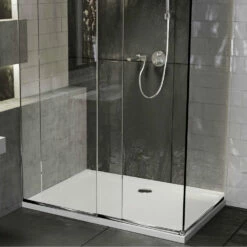 Roman Stone Solid Surface Anti Slip Shower Tray - 1400 X 700 X 40mm -Bathroom Sales Shop roman stone anti slip shower tray lifestyle2 96e7fbf6 6249 464c 98fb bd963269ab70