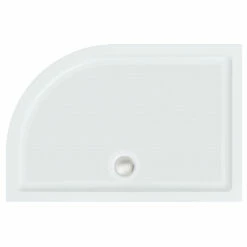 Roman Stone Solid Surface Anti Slip Shower Tray - OS Quadrant 1000 X 800 X 40mm