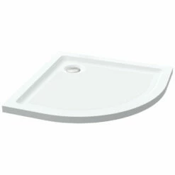 Roman Stone Solid Surface Anti Slip Shower Tray - Quadrant 900 X 900 X 40mm