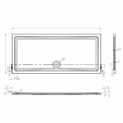 Roman Stone Solid Surface Anti Slip Shower Tray - 1200 X 760 X 40mm 11 Roman Stone Solid Surface Anti Slip Shower Tray - 1200 X 760 X 40mm -Bathroom Sales Shop roman stone anti slip shower tray rectangular dimenssions 874fdbe5 f4ba 4f68 bee6 a5901c4cdcf0