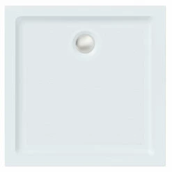 Roman Stone Solid Surface Anti Slip Shower Tray - 800 X 800 X 40mm