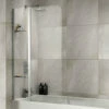 Sommer Extended Half Radius Bath Screen - 900mm