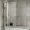 Sommer Extended Square Bath Screen - 900mm