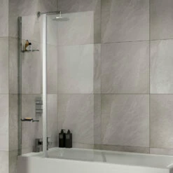 Sommer Extended Square Bath Screen - 900mm