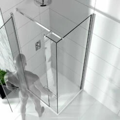 Sommer Evolve Shower Enclosure: In Out Pivot Corner - 800mm -Bathroom Sales Shop sommer evolve pivot chrome demonstration 2 jpeg 1f9639e8 2cc9 4740 bcb1 16eee5cd7449