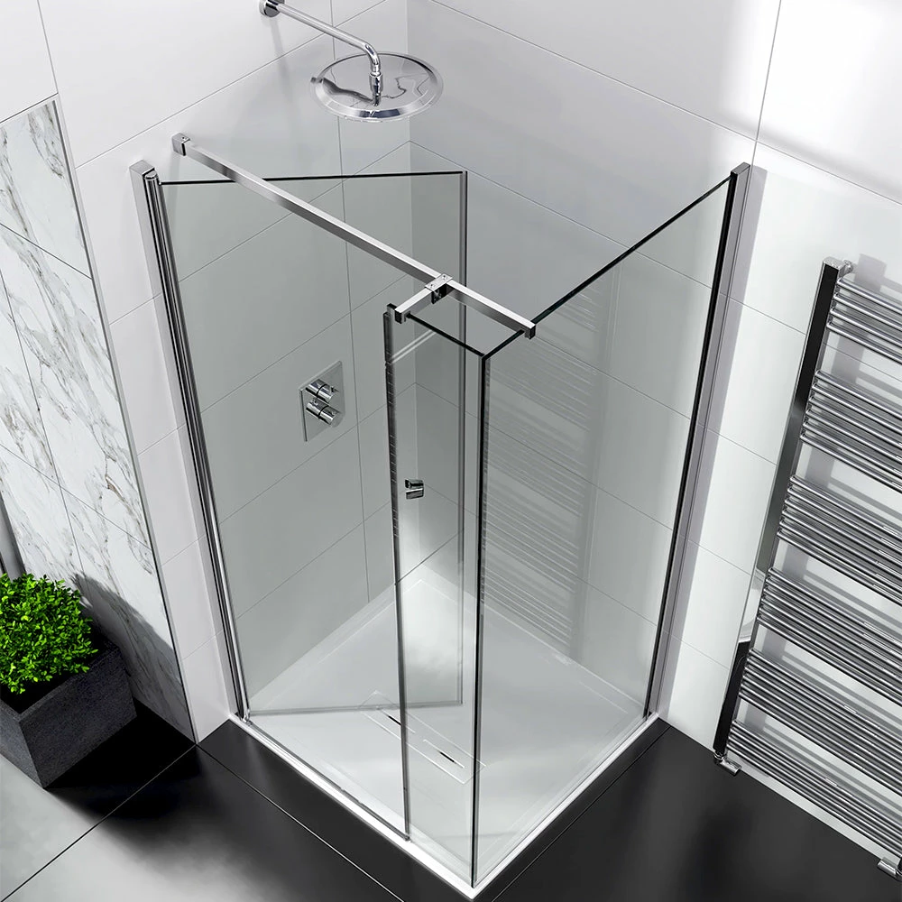Sommer Evolve Shower Door & Inline Panel: In Out Pivot Recess - 800mm 3 Sommer Evolve Shower Door & Inline Panel: In Out Pivot Recess - 800mm - Image 3