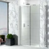 Sommer Evolve Shower Door & Inline Panel: In Out Pivot Recess - 1000mm