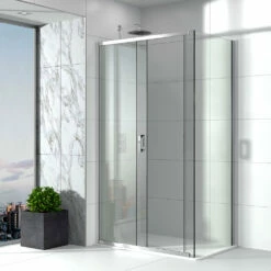 Sommer Evolve 1400mm Sliding Shower Door & Side Panel