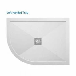 TrayMate TM25 Symmetry Stone Resin Shower Tray - Offset Quadrant - 1200 X 900mm