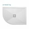 TrayMate TM25 Symmetry Stone Resin Shower Tray - Offset Quadrant - 1100 X 800mm
