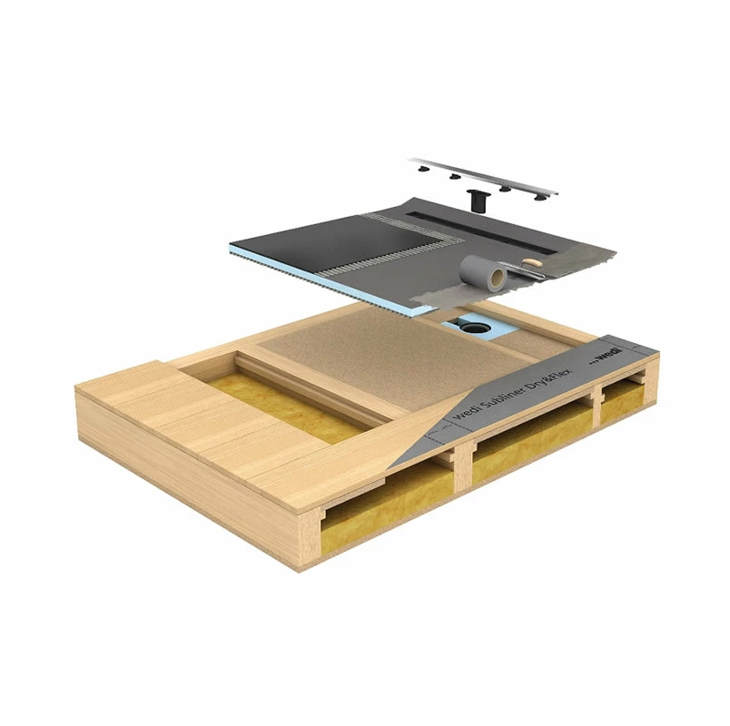 Wedi Fundo Rioligno Linear Shower Element - 1600 X 1000 X 25mm 2 Wedi Fundo Rioligno Linear Shower Element - 1600 X 1000 X 25mm - Image 2