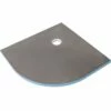 Wedi Fundo Borgo Shower Tray Former - QUADRANT - 900 X 900 X 40mm - CORNER Drain