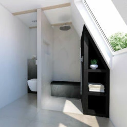 Wedi Sanoasa Bench - Rounded -Bathroom Sales Shop wedi sanoasa shower bench seat 27