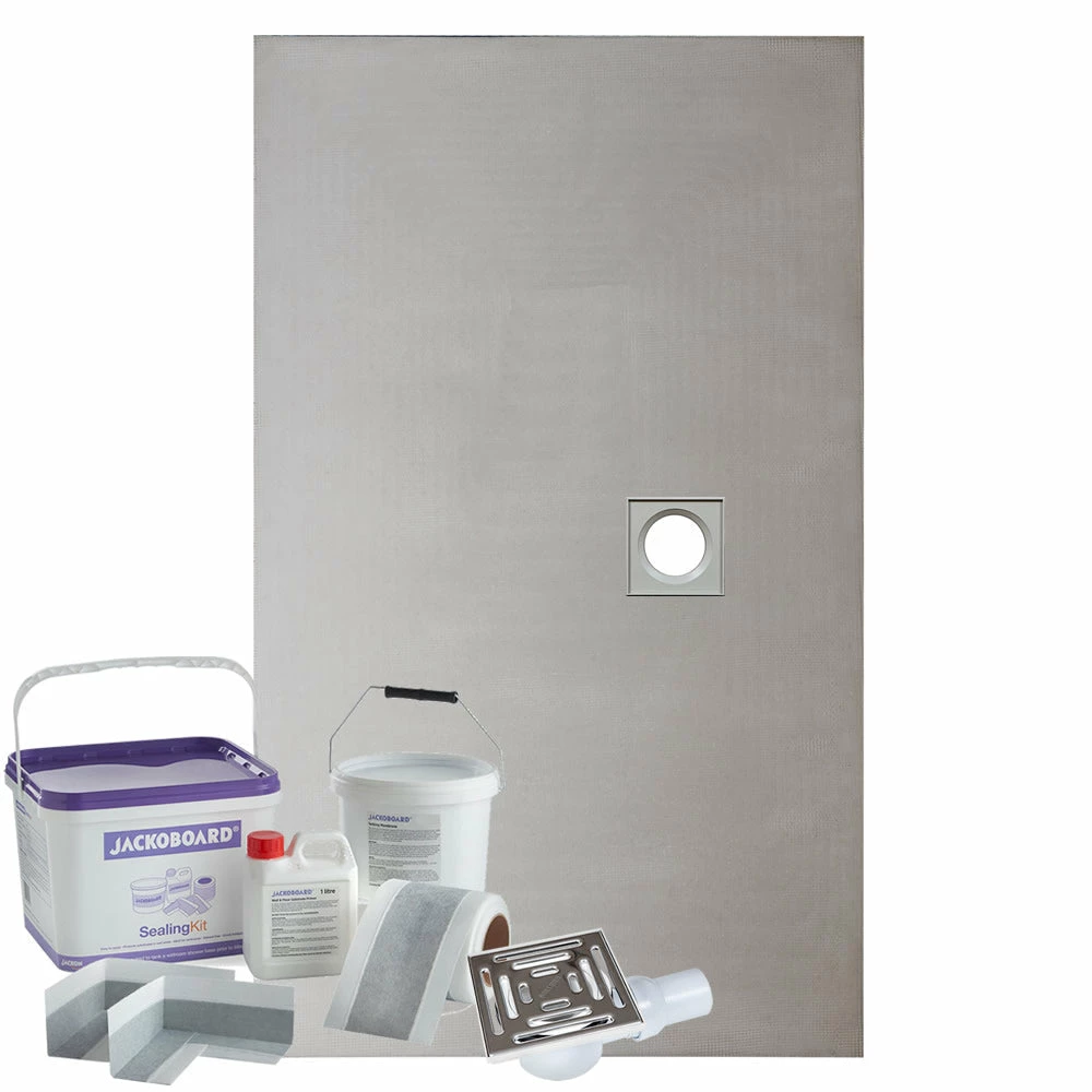 WetBase® Wet Room Walk In Shower Tray Kit - CENTRE OFFSET DRAIN - 1800 X 900 X 25mm 3 WetBase® Wet Room Walk In Shower Tray Kit - CENTRE OFFSET DRAIN - 1800 X 900 X 25mm - Image 3
