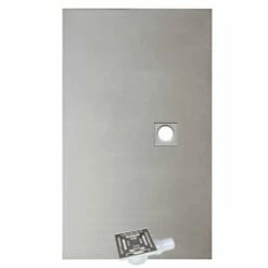 WetBase® Wet Room Walk In Shower Tray Kit - CENTRE OFFSET DRAIN - 1300 X 800 X 20mm