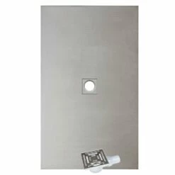 WetBase® Wet Room Walk In Shower Tray Kit - CENTRE DRAIN - 1800 X 900 X 25mm