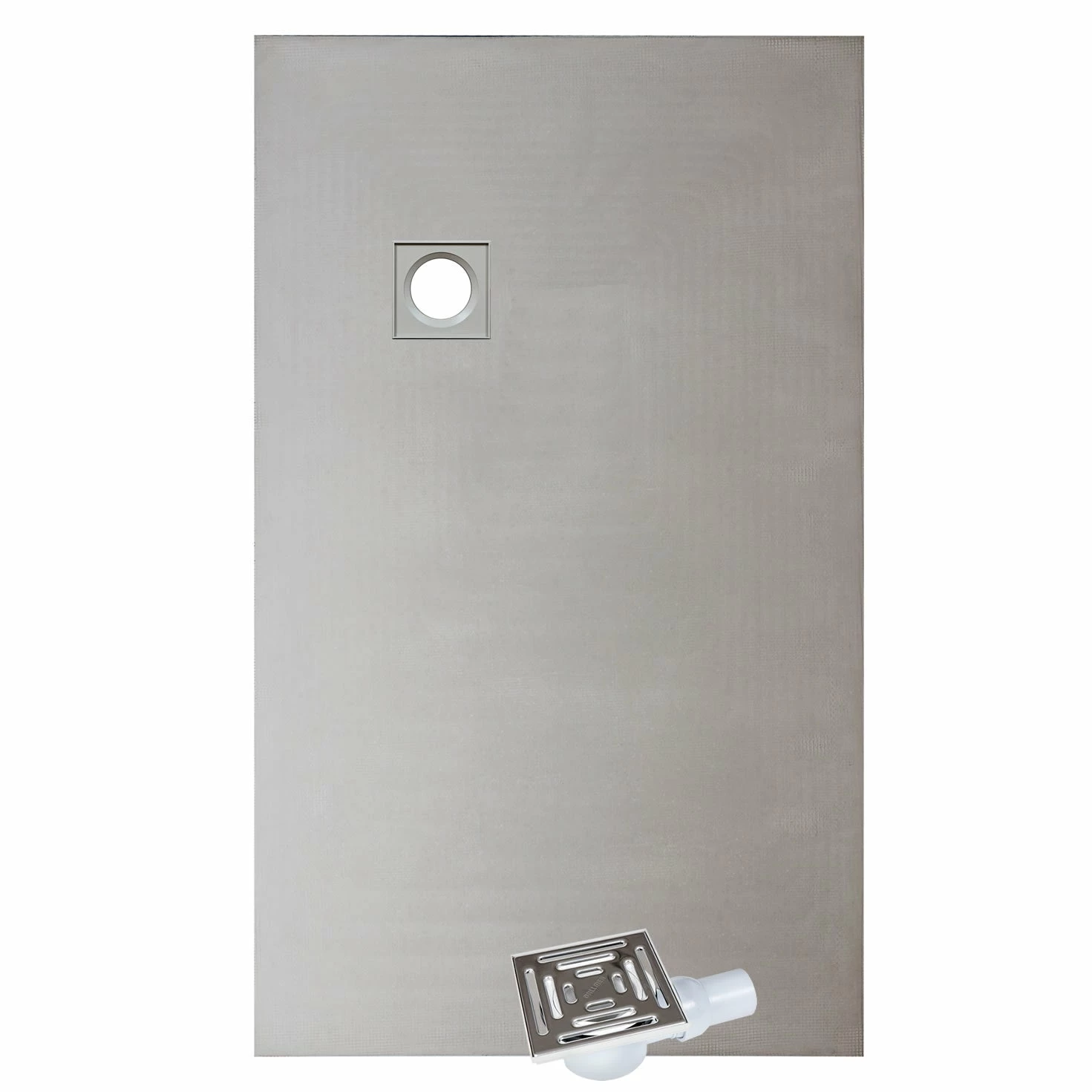 WetBase® Wet Room Walk In Shower Tray Kit - LEFT CORNER DRAIN - 1200 X 900 X 20mm 1 WetBase® Wet Room Walk In Shower Tray Kit - LEFT CORNER DRAIN - 1200 X 900 X 20mm