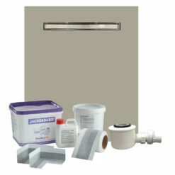 WetBase® Linear Universal Wet Room Walk In Shower Tray With Reversible Cover - 1300 X 800 X 30mm -Bathroom Sales Shop wetbase linear universal 1200x900x30 d54701f5 7da9 4f3e a492 60a177ab201e