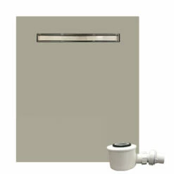 WetBase® Linear Universal Wet Room Walk In Shower Tray With Reversible Cover - 1200 X 900 X 30mm