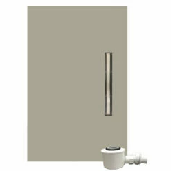 WetBase® Linear Universal Wet Room Walk In Shower Tray With Reversible Cover - 900 X 1500 X 30mm SIDE