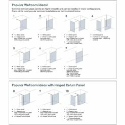 Sommer Evolve Wetroom Shower Screen Glass Panel With Wall Brackets 500mm 11 Sommer Evolve Wetroom Shower Screen Glass Panel With Wall Brackets 500mm -Bathroom Sales Shop wetroom configurations1 eca256f6 d4b1 4d99 8d9b 458b0aac2561